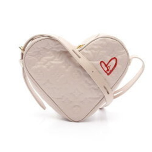 Louis Vuitton Sac Coeur Fall Love Heart Shoulder Bag Monogram Pink - Picture 1 of 6